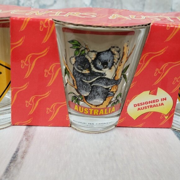 Australia Shot Glasses Set of 3 Souvenirs Koala - Picture 3 of 12